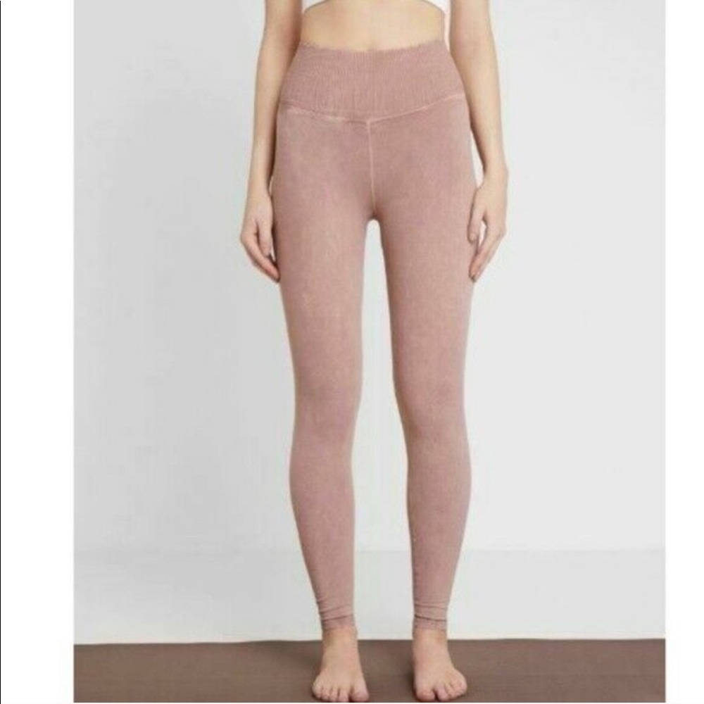 Free People Shanti leggings in taupe